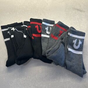 True Religion Socks- 8 pack